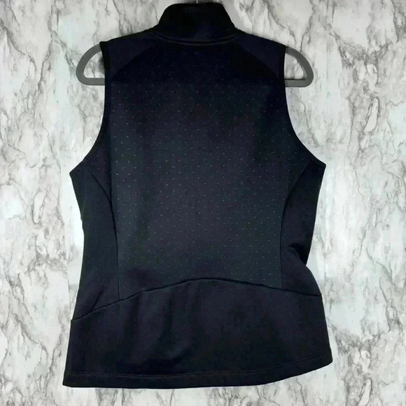 Nike Therma Fit Woman Medium Golf Tour Performance Black Reflective Vest A5 - Picture 3 of 6